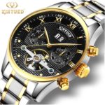 2017 KINYUED Skeleton Tourbillon Mechanical Watch waterproof