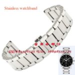 18mm 20mm 22mm New Mens Silver frosted Stainless Steel Bracelet Watch Band