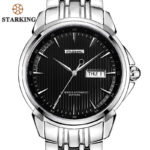 STARKING Men's Luxury Automatic Self-wind Stainless Steel Wrist Watch