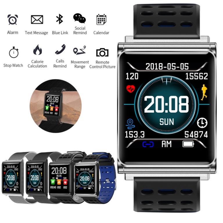 MNWT Men Smart Watch N98 Blood Pressure Heart Rate Monitor Bracelet IP67 Waterproof Sport Fitness Tracker Watch Men Smartwatch 1 MNWT Men Smart Watch N98 Blood Pressure Heart Rate Monitor