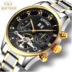 2017 KINYUED Skeleton Tourbillon Mechanical Watch waterproof