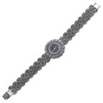 Antique Silver Watches Women - Ladies Genuine Marcasite Wristwatches
