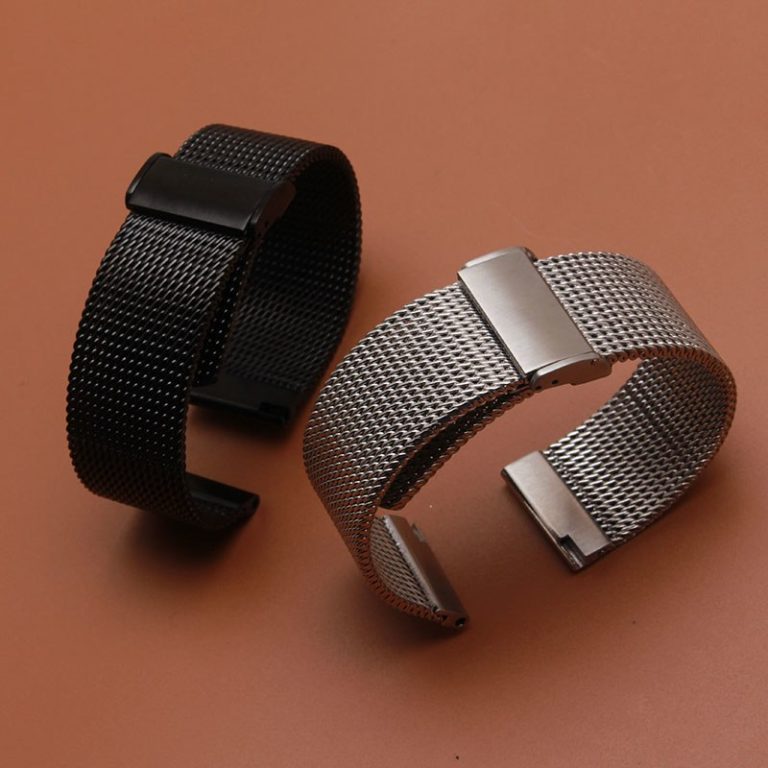 Top Quality Watchbands bracelet lady Men Stainless Steel Mesh Watch Bands