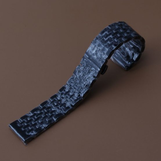 20 22 Black Stainless Steel Bracelet Wrist Band Watch