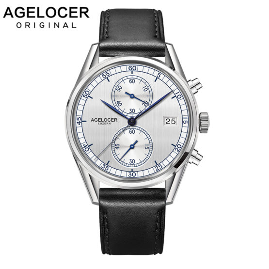 AGELOCER Men Luxury Men Chronograph Sport Watch Roles Reloj Timepieces