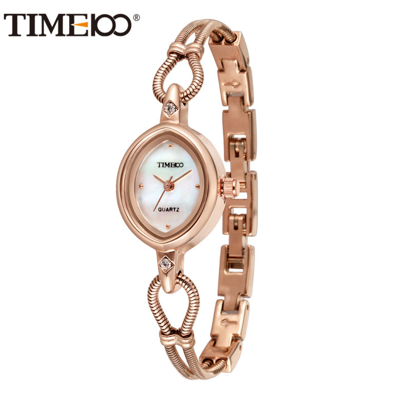 TIME100 Women Watches Shell Dial Gold Alloy Bracelet Quartz Wrist Watches For Women relogio feminino orologio donna 1 TIME100 Women Watches Shell Dial Gold Alloy Bracelet Quartz Wrist