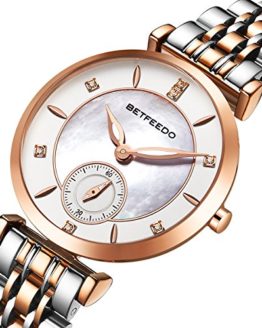 Elegance Meets Precision: Rose Gold Ladies' Watch by BETFEEDO ⌚✨