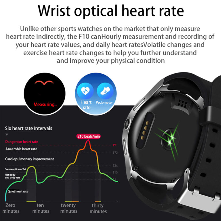 New Smart Watch Men Smartwatch Waterproof Heart Rate Monitor F10 Bracelet Sport Wristwatch Fitness Tracker Band for Android IOS 2 New Smart Watch Men Smartwatch Waterproof Heart Rate Monitor