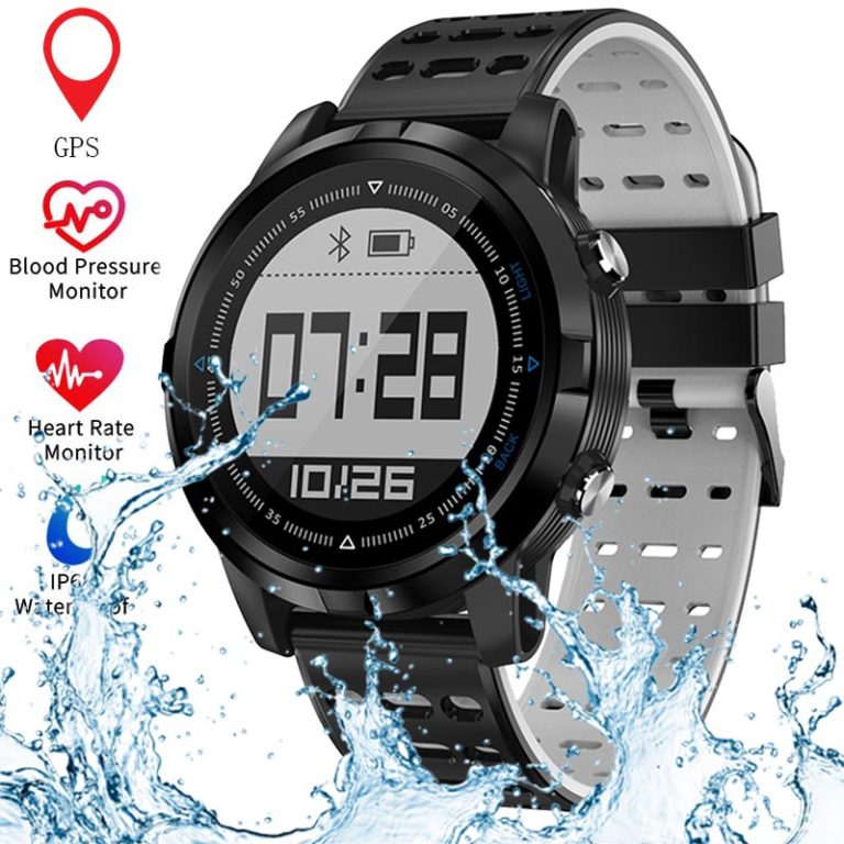 Bluetooth GPS Smart Watch Men Women Heart Rate Monitor Running Pedometer IP68 Waterproof Sports Watch For Android IOS Smartwatch Bluetooth GPS Smart Watch Men Women Heart Rate Monitor