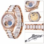 PRINCE GERA Women Luxury Rose Gold Two-tone Ceramic Wrist Watch