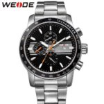 wiede business quartz sports wrist watch casual genuine man watch