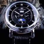 Forsining Luxury Casual Design Moonphase Calendar Display Mens Wrist Watches
