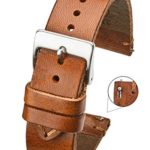 Hand Made Genuine Vintage Leather Watch Strap with Quick Release Steel