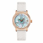 Women's Automatic Watch with Sapphire Crystal, Calfskin Leather Strap