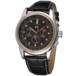 Men's Automatic Leather Band Luxury Mechanical Wrist Watch