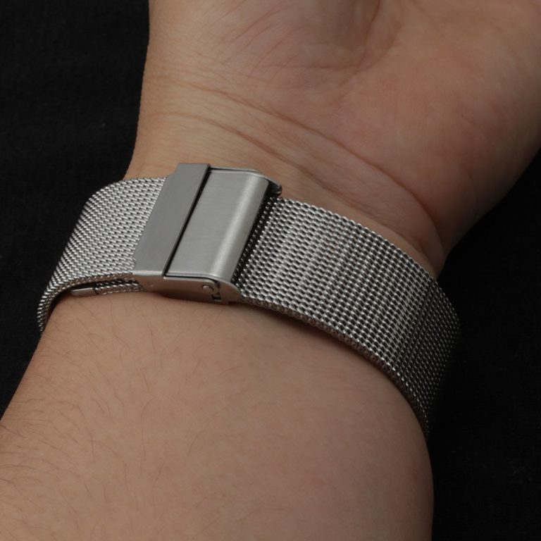 18mm 20mm Milanese mesh Watchband for DW (waterproof) Men Women Watch Band Stainless Steel Strap Bracelet with Tool Spring Bar 2 Milanese mesh Watchband for DW (waterproof) Men Women Watch Band