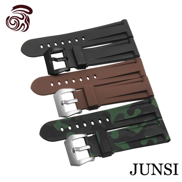 UYOUNG Watchband Natural Silicone Strap Rubber Watchbands