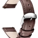 SONGDU Quick Release Leather Watch Band, Full Grain Genuine Leathers