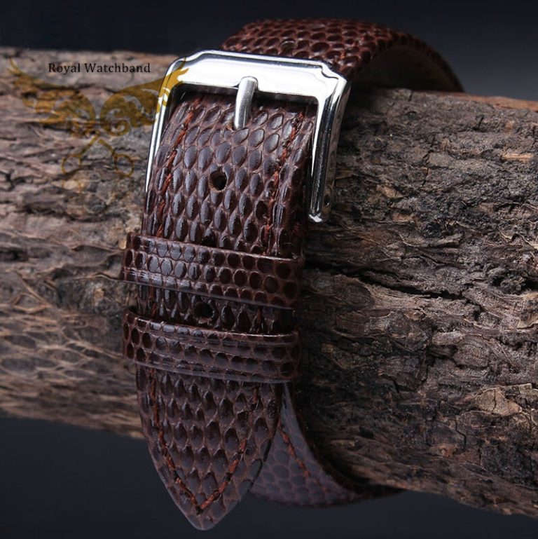18mm 20mm 22mm 24mm Brown MAN New Top Grade Lizard pattern Genuine Leather Watch BAND Strap Free Delivery 1 18mm 20mm 22mm 24mm Brown MAN Genuine Leather Watch BAND