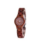Red Sandalwood Women's Wood Wooden Bracelet Watch