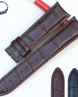 Pesno New Watchbands 20mm Crocodile Alligator Grain Genuine Leather