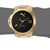 PUMA Women's PU103462002: Stylish Quartz Gold Watch with 3D Raised Indexes for Everyday Adventures