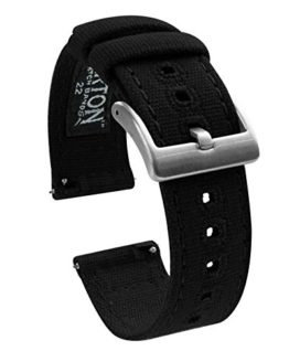 Barton Canvas Quick Release Watch Band Straps - Choose Color & Width
