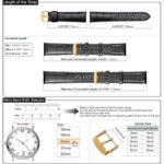 WOCCI 18mm Alligator Embossed Leather Watch Band