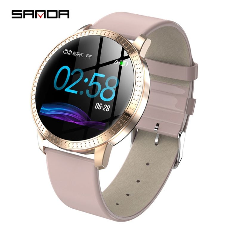 2019New SANDDA smart watch women man business fashion LED