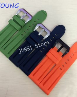 UYOUNG Watchband Natural Silicone Strap Rubber Watchbands