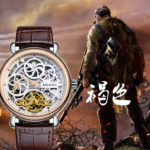Vintage Designer Skeleton Face Men Antique Mechanical Watches