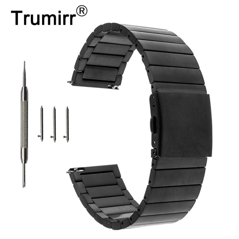 22mm Quick Release Watchband for LG G Watch Urbane Asus Zenwatch 1 2 Men Pebble Time Stainless Steel Band Strap Wrist Bracelet 22mm Quick Release Watchband for LG G Watch Urbane Asus Zenwatch