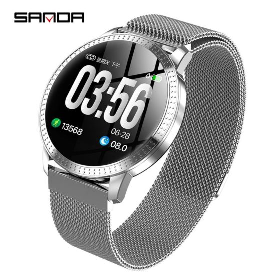 SANDA Luxury Smart Watch IP67 Waterproof Heart Rate Monitor