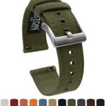 Barton Canvas Quick Release Watch Band Straps - Choose Color & Width