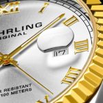 Stuhrling Original Men's Analog Swiss Quartz Two-Tone Link Bracelet Watch