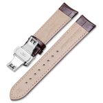 iStrap 22mm Calf Leather Stitched Replacement Watch Band