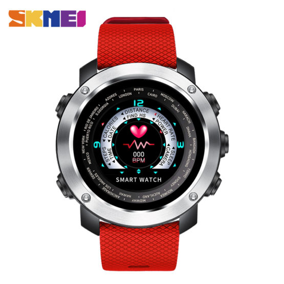 SKMEI 3D UI Digital Smart Watch Men Sport Smartwatch Heart Rate