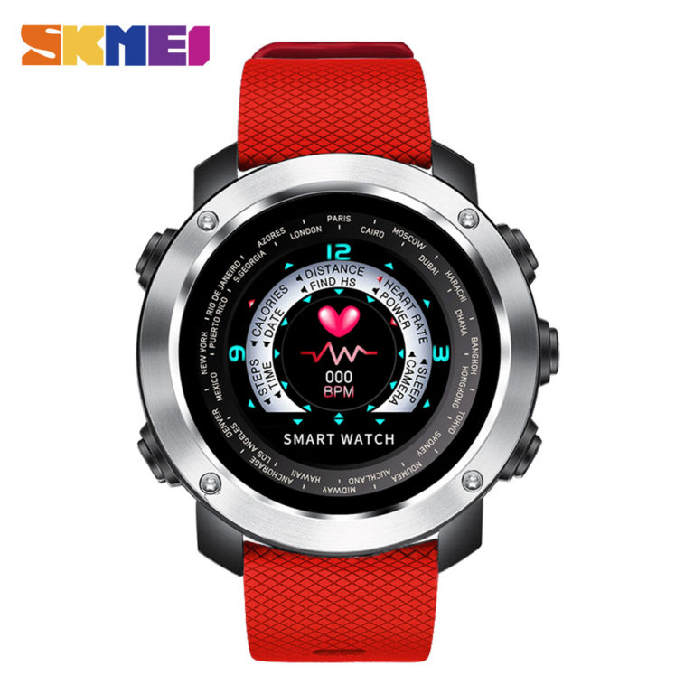 SKMEI 3D UI Digital Smart Watch Men Sport Smartwatch Heart Rate Calories Remote Waterproof Wristwatch Male Relogio Masculino W30 SKMEI 3D UI Digital Smart Watch Men Sport Smartwatch Heart Rate