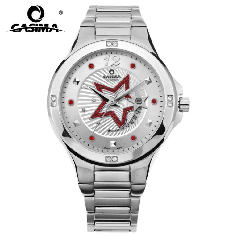 CASIMA Luxury Brand Watches Women Fashion Casual Crystal Women's Quartz Wrist Watch Stainless Steel Waterproof 50m #2804 CASIMA Luxury Brand Watches Women Fashion Casual Crystal Women's Quartz