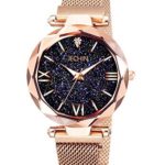Jechin Fashion Women's Rose Gold Wrist Watch