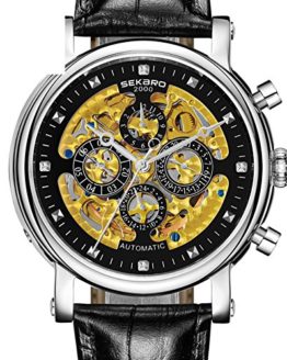 QWERTYUIOP Automatic Mechanical Watches/Hollow Waterproof