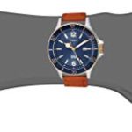 Timex Men's Harborside Tan/Blue Leather Strap Watch