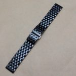 20mm Black Stainless steel watchband Bracelets fit Gear S2 smart-watch