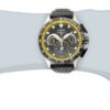 Pulsar Men's PU2007 Stainless Steel Watch with Black Leather Band