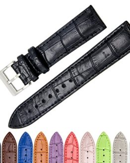 CIVO Genuine Leather Watch Bands Top Calf Grain Leather Watch Strap