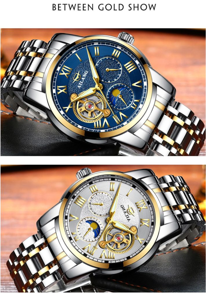 Top Brand Luxury Mens Watches Tourbillon Fashion Mechanical Watch Multifunction Waterproof Men Casual Luminous Wrist watch 2017 2 Top Brand Luxury Mens Watches Tourbillon Fashion Mechanical Watch