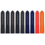 StrapsCo Rubber Diver Mens Watch Band - Quick Release Strap