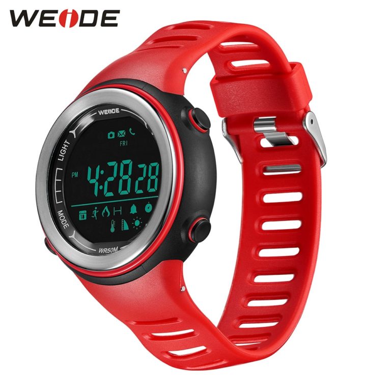 WEIDE Bluetooth Smartwatch Sport Digital Silicone Strap Clock 5ATM Waterproof for IOS Iphone Men Android Phone Relogio Masculino 1 WEIDE Bluetooth Smartwatch Sport Digital Silicone Strap Clock