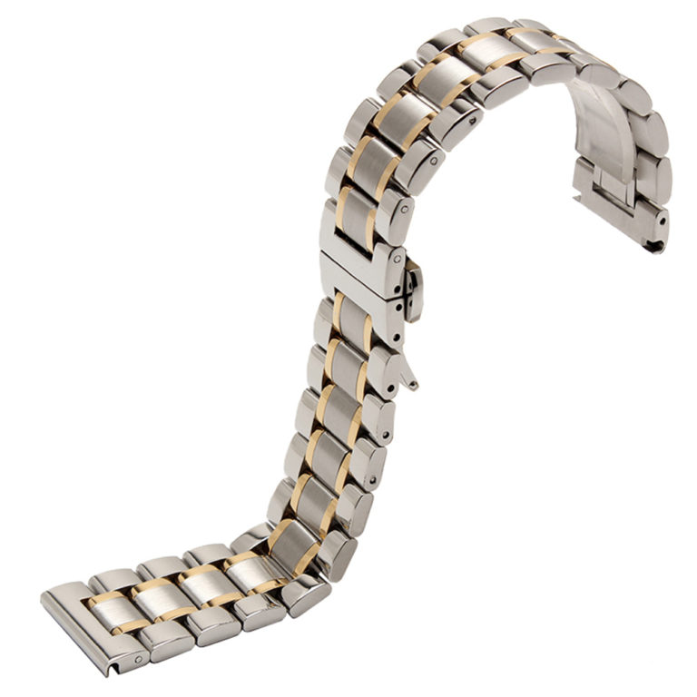 Quality Solid Stainless Steel Watch Band 22mm For moto 360 2nd 46mm Dial Mens Luxury Steel Strap 2 Quality Solid Stainless Steel Watch Band 22mm