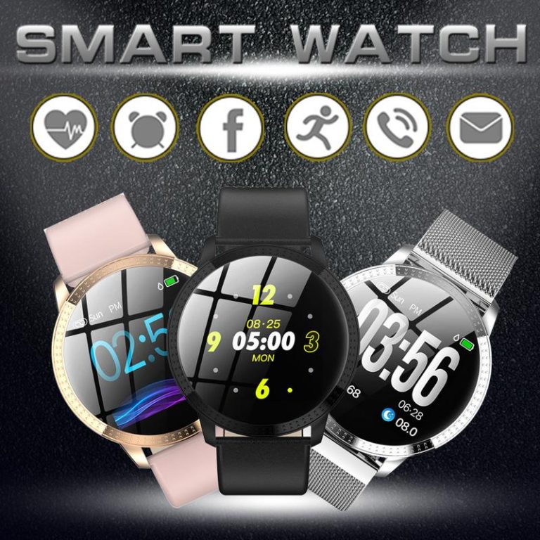 Smart Watch Waterproof Tempered Glass Activity Tracker Exercise Heart Rate